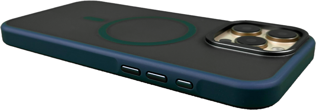 كڤر حماية بتصميم دائري من ليزل متوافق مع MagSafe لهاتف iPhone 16 Pro | أزرق كڤر حماية بتصميم دائري من ليزل متوافق مع MagSafe لهاتف iPhone 16 Pro | أزرق